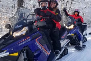 Quebec City: Geführte Snowmobile Tour