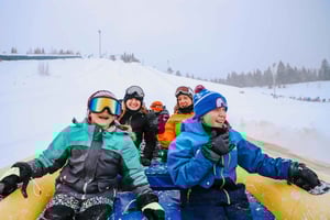 Québec (Stadt): Snow Tubing im Village Vacances Valcartier