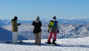 Snowboarding In Queenstown
