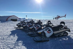 Queenstown: Snowmobiling Experience with Helicopter Flight