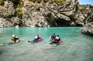 Sledging  - Riverboarding