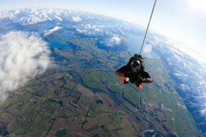 Wanaka : Saut en parachute en tandem