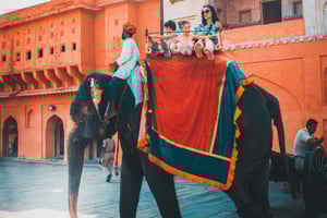 Onvergetelijke rondleiding door het fort van Taj Mahal Agra met auto en gids