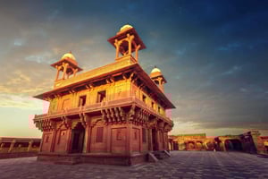 Agra till/från Jaipur med guidad tur till Fatehpur Sikri och Abhaneri