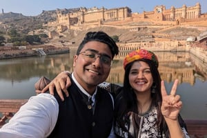 Biglietti elettronici salta fila per il forte Amber e guida i trasferimenti a Jaipur