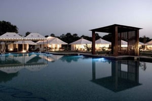 Luxe overnachting in de Thar-woestijn