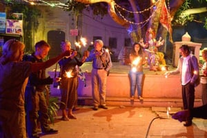 Diwali viering met lokale familie in Jaipur met diner