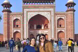 Vanuit Agra: Taj Mahal, Agra Fort en Baby Taj met rondleiding
