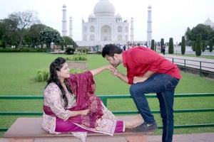 Från Jaipur: Dagsutflykt till Agra med Taj Mahal och Agra Fort