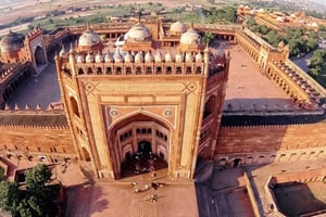 Fra Jaipur: Samme dag Fatehpur Sikri og Taj Mahal-tur