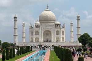 Vanuit Jaipur: Taj Mahal & Agra-tour op dezelfde dag met terugkeer naar Delhi