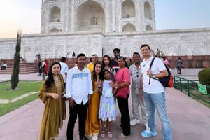 Depuis Jaipur : visite du Taj Mahal, du fort d'Agra et du Baby Taj