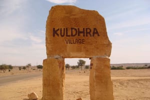 De Jaisalmer: Excursão particular ao Forte de Kuldhara e Khaba