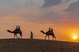 Fra Jodhpur: Overnatning i telt med kamelsafari i Jodhpur