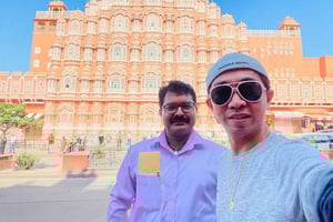 Vanuit New Delhi: Jaipur stadsrondleiding met gids en ophaalservice vanaf je hotel