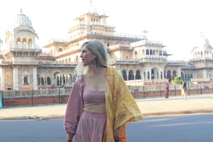 Jaipur: sessão fotográfica privada no Albert Hall Museum