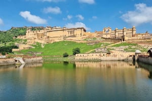 Jaipur: Tour guiado ao Forte Amber e ingresso