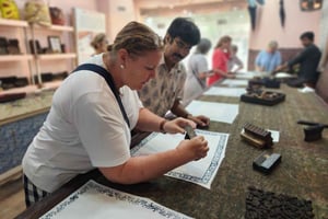 Jaipur: Workshop i bloktryk i hjertet af byens centrum