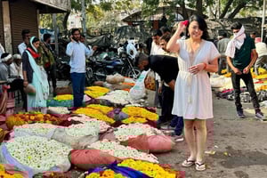 Visite citadine de Jaipur : marché aux fleurs, monuments et temples