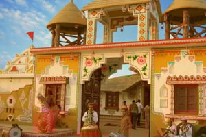 Jaipur: Tour culturale serale e cena a Chokhi Dhani