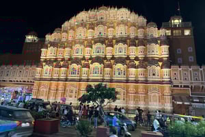 Jaipur: Guidet natttur med valgfri matsmaking