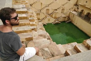 Jaipur: excursão de meio dia ao Forte Amer, Jal Mahal e Stepwell