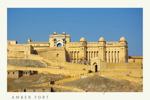 Jaipur: Puolen päivän retki (Amber Fort, Panna Meena, Jal Mahal)