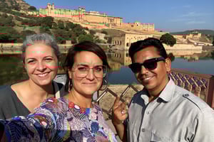 Jaipur : Visite des Forts et Palais du Patrimoine avec le Temple des Singes