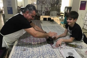 Jaipur: rundvisning i lokalt værksted (håndtryk)