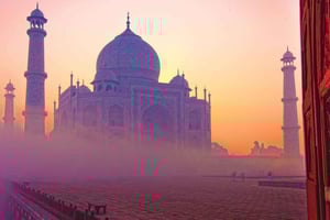 Jaipur: Tajmahal soloppgangstur med Fatehpur Sikri og Abhaneri