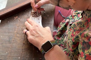 Jaipur: experiencia de fabricación de bloques de madera