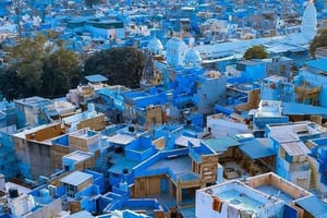 Jodhpur: tour a pie por el patrimonio de la ciudad azul con servicio de recogida y almuerzo