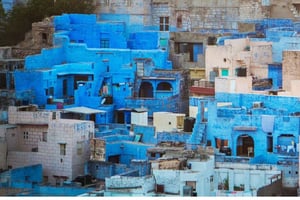 ジョードプル：ブルーシティのウォーキングツアーと手相占い体験