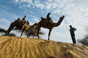 Jodhpur Camel Safari med traditionell mat med Sumer