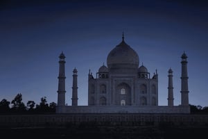 Overnattingstur til Taj Mahal: soloppgang ved det ikoniske vidunderet