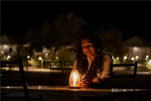 Romantische Übernachtung in der Wüste Thar Camping Tour