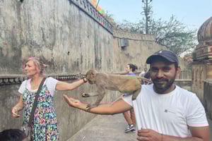 Samma dagsutflykt Abhaneri med Monkey Temple från Jaipur