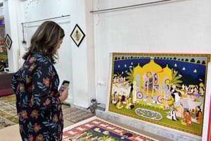 Udaipur: traditionele Pichwai-schilderervaring