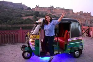 Unieke dagvullende tour door roze stad Jaipur per TukTuk
