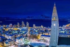 6 päivä Reykjavik NorthernLight Blue Lagoon GoldenCircle South (Kultainen ympyrä etelään)