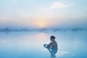 Blue Lagoon: pääsymaksu, juoma, pyyhe ja naamio