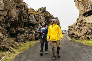 Reykjavik: Golden Circle, Crater & Blue Lagoon Minibus Tour