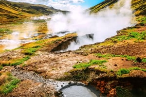 From Reykjavik: Helicopter Tour to Hengill with Landing