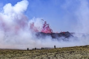 Z Reykjavíku: Jednodniowa wycieczka do wulkanów i Błękitnej Laguny