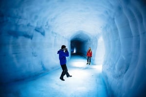 Desde Húsafell: Aventura en la Cueva de Hielo del Glaciar