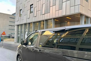 Privat luksustransport fra Den blå lagune til Reykjavik