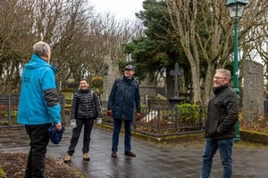Visite privée à pied sur le thème du folklore et de la gastronomie à Reykjavik