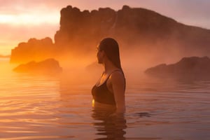 Reykjavik: Privat tur-retur-transport Sky Lagoon 3 t venting