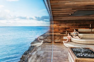 Reykjavik: Sky Lagoon sisäänpääsy kuljetuksen kanssa