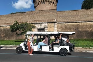 La Roma eterna en carrito de golf con acceso prioritario al Coliseo